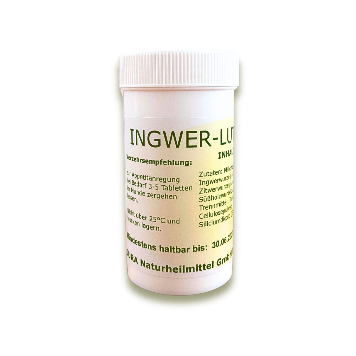 Ingwer-Lutschtabletten-JURA Naturheilmittel GmbH