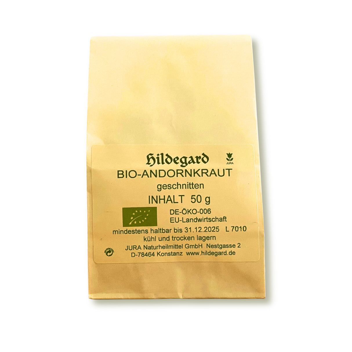 Bio-Andornkraut geschnitten, DE-ÖKO-006-JURA Naturheilmittel GmbH