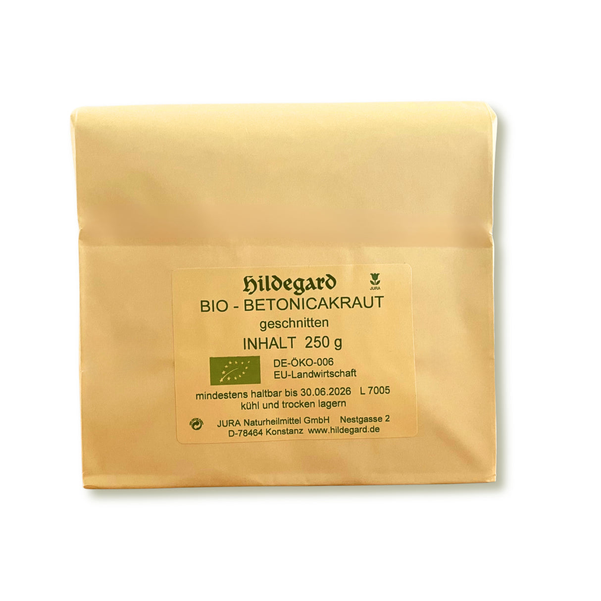 Bio-Betonica-Kraut, geschnitten, DE-ÖKO-006-JURA Naturheilmittel GmbH