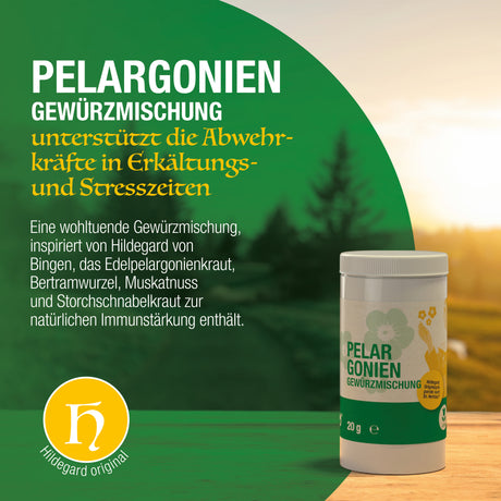 Pelargoniengewürzmischung mit Streueinsatz