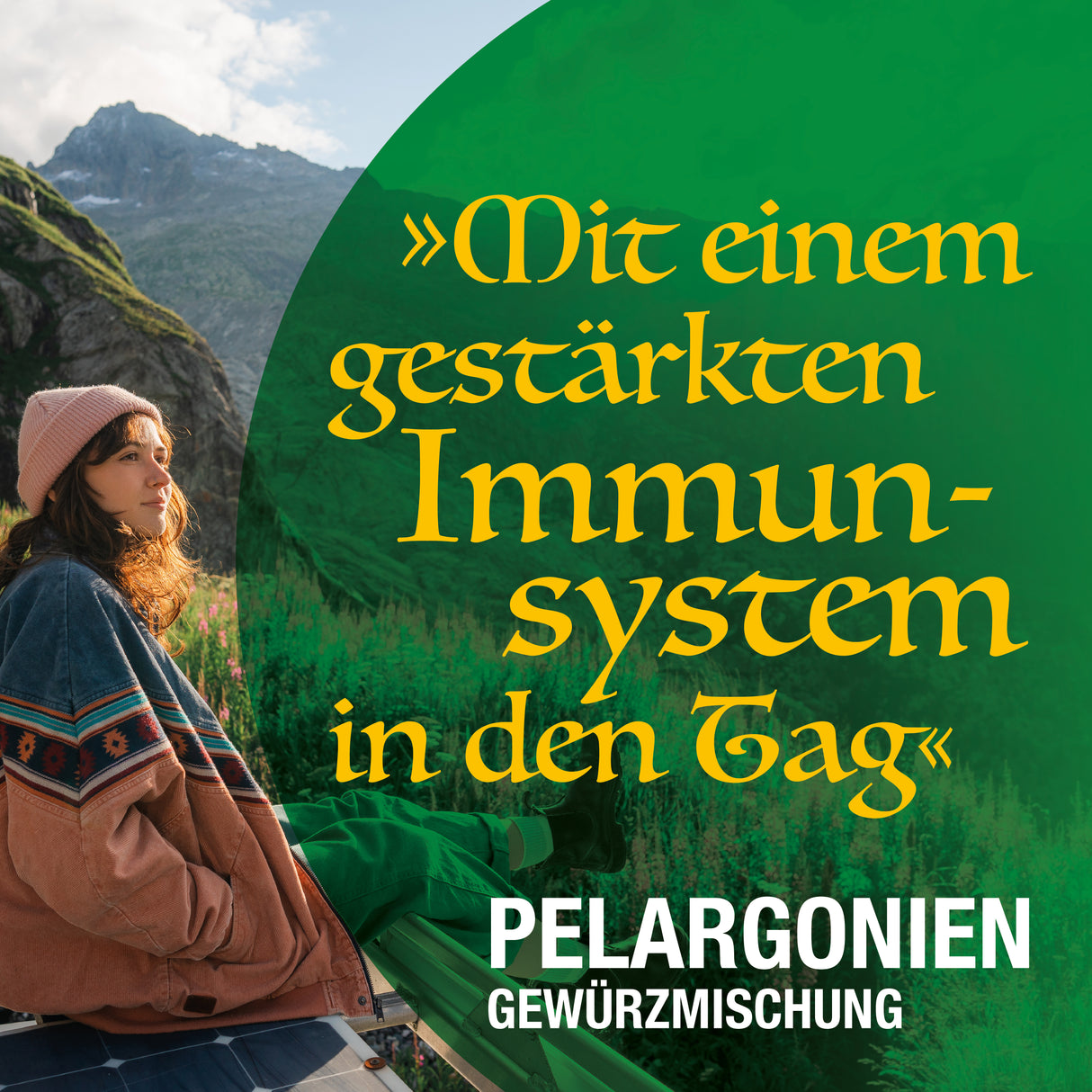 Pelargoniengewürzmischung mit Streueinsatz