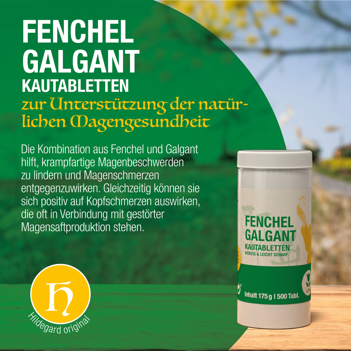Fenchel-Galgant-Tabletten 500 Tabletten