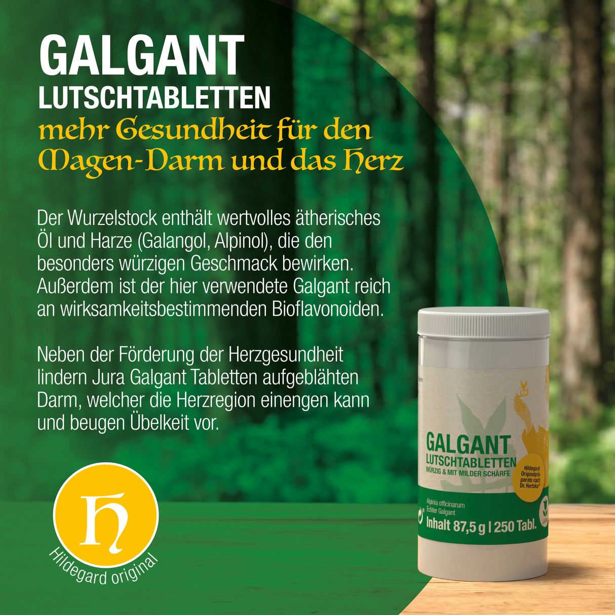Galgant Lutschtabletten 250 Tabletten