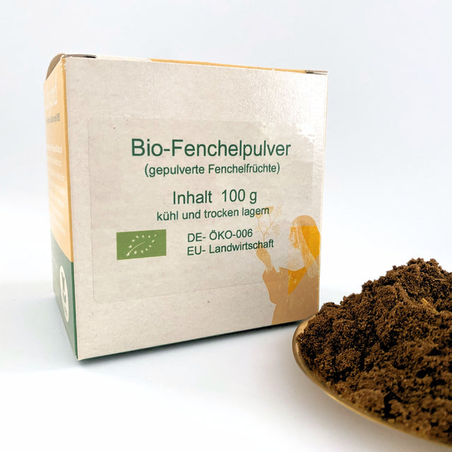 Bio-Fenchelpulver, DE-ÖKO-006-JURA Naturheilmittel GmbH