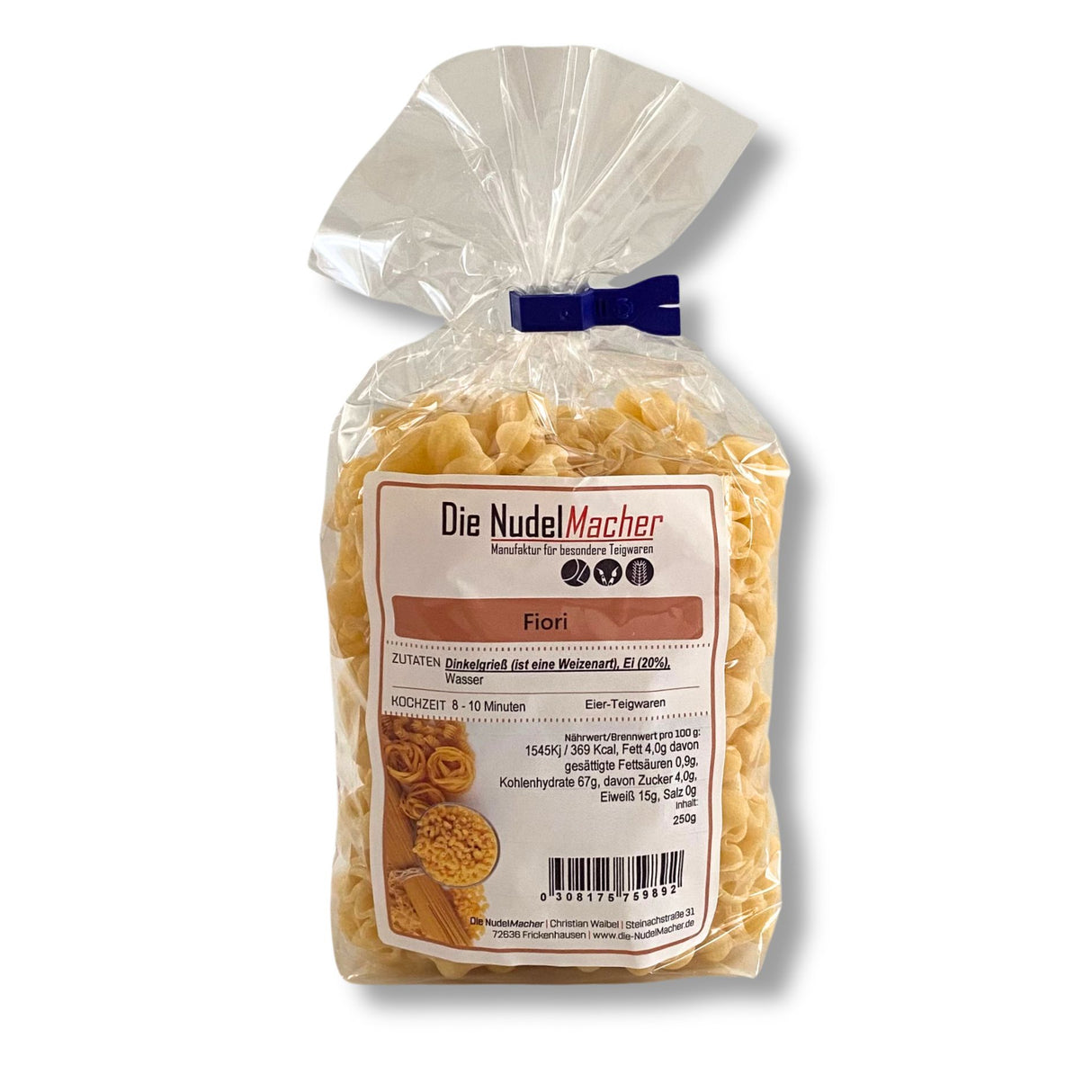 Dinkelnudeln mit Ei (Fiori) - JURA Naturheilmittel GmbH