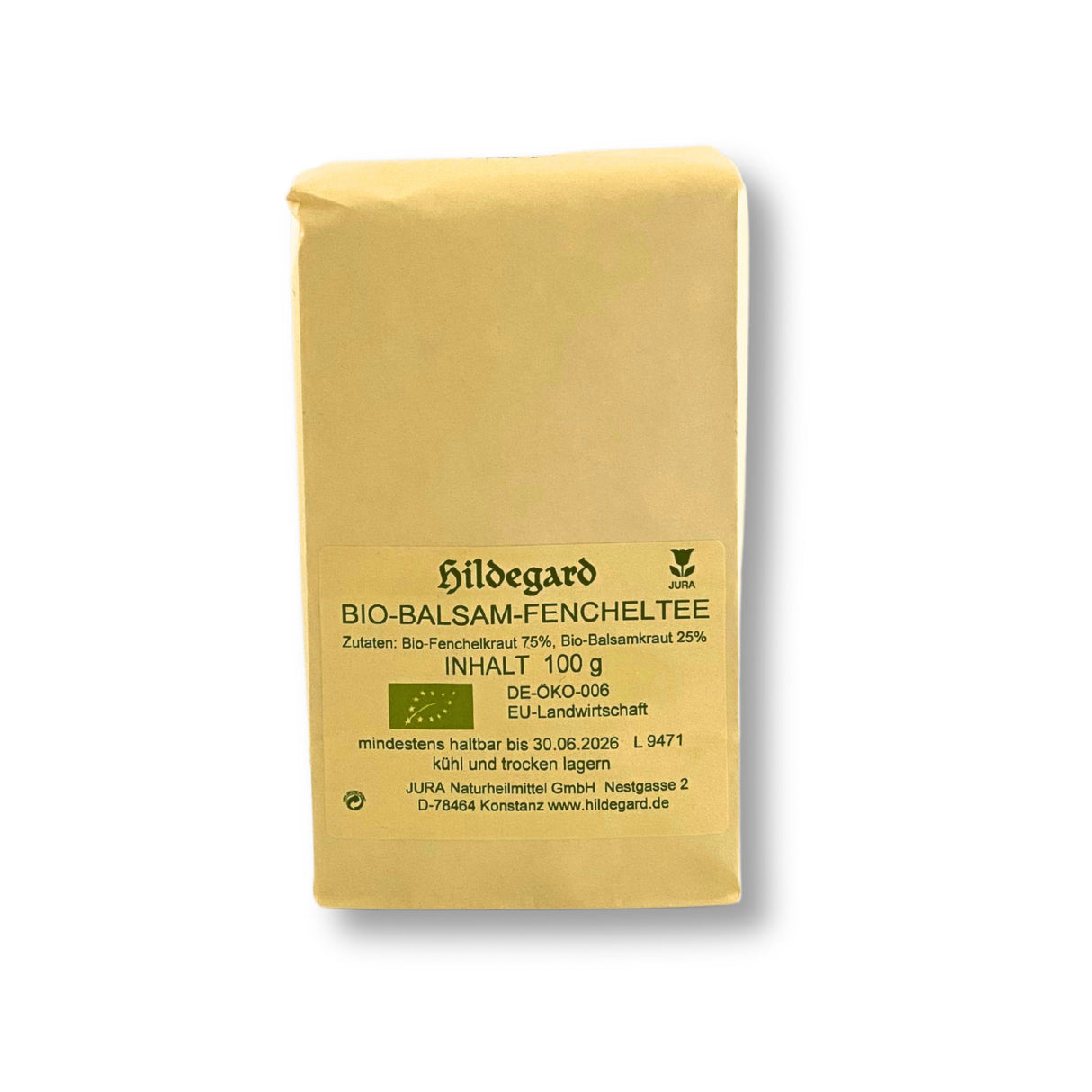 Bio Balsam-Fencheltee, DE-ÖKO-006-JURA Naturheilmittel GmbH