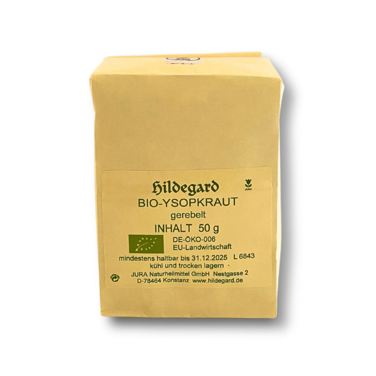 BIO - Ysop-Kraut gerebelt DE-ÖKO-006-JURA Naturheilmittel GmbH