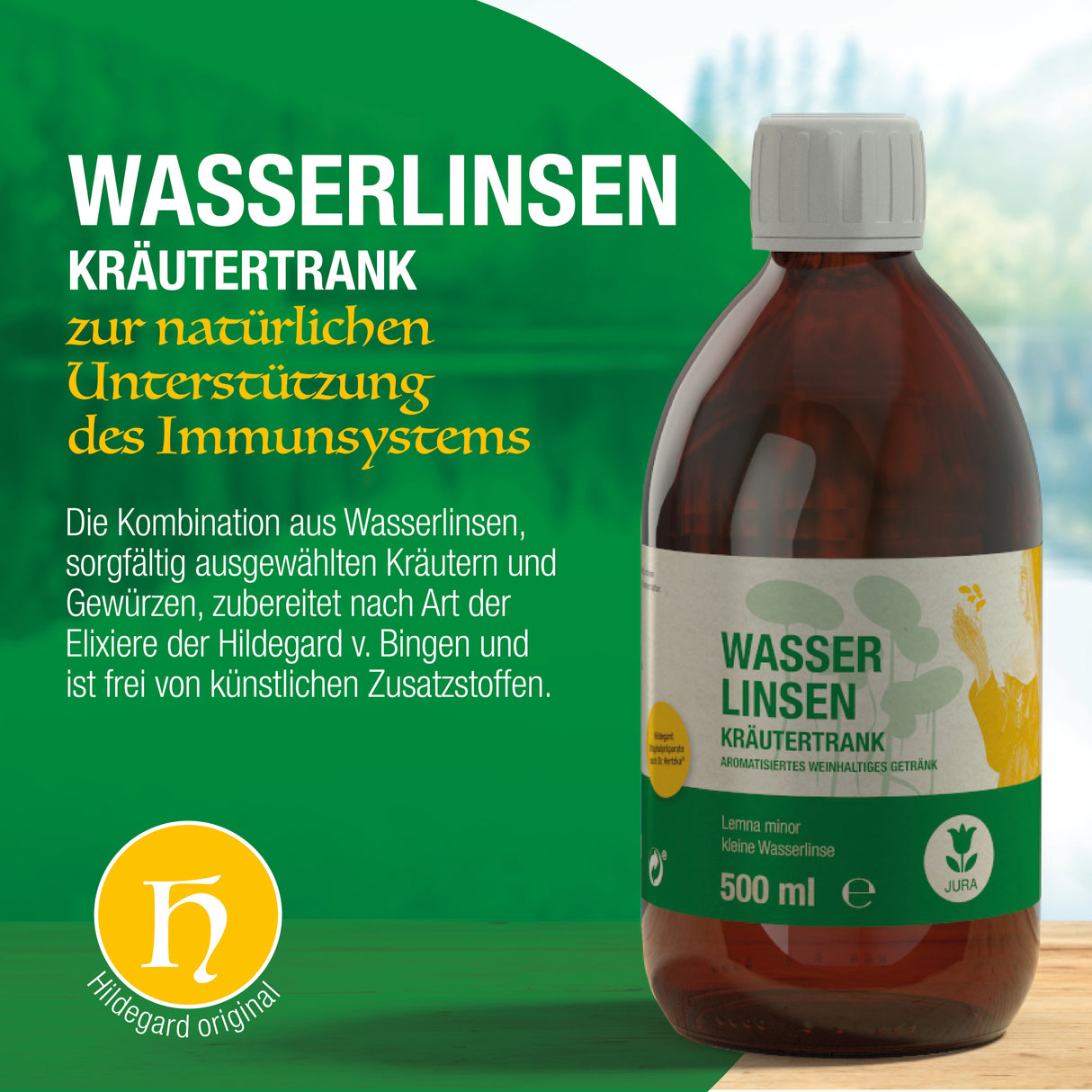 Wasserlinsen-Kräutertrank
