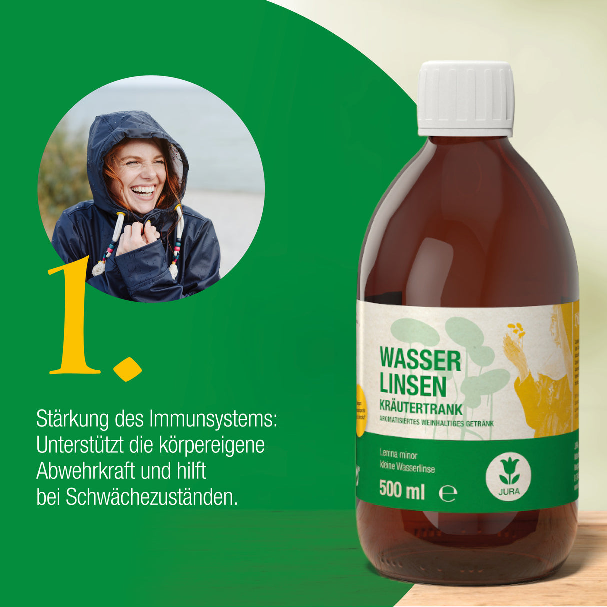 Wasserlinsen-Kräutertrank