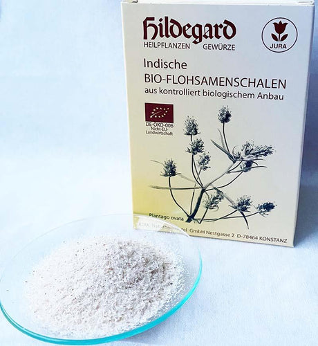 Indische BIO-Flohsamenschalen DE-ÖKO-006 - JURA Naturheilmittel GmbH