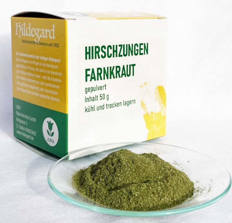 Hirschzungenfarnkraut gepulvert - JURA Naturheilmittel GmbH