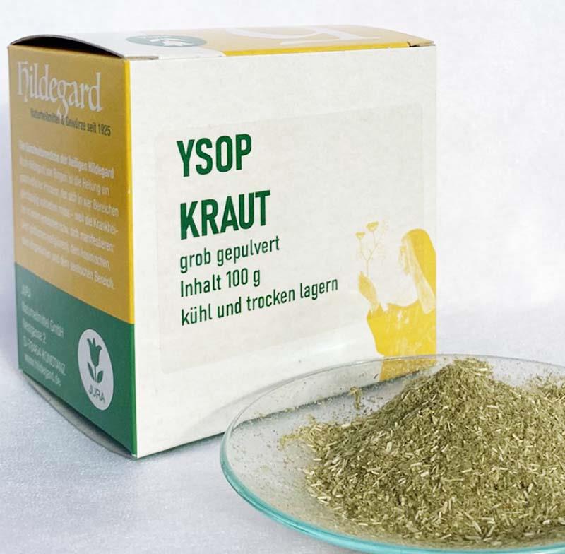 Ysop-Kraut grob gepulvert - JURA Naturheilmittel GmbH