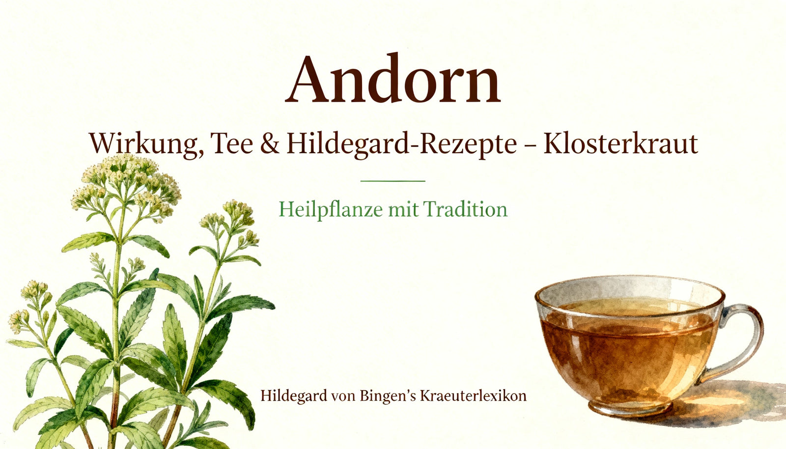 Andorn Wirkung, Tee & Hildegard-Rezepte – Klosterkraut