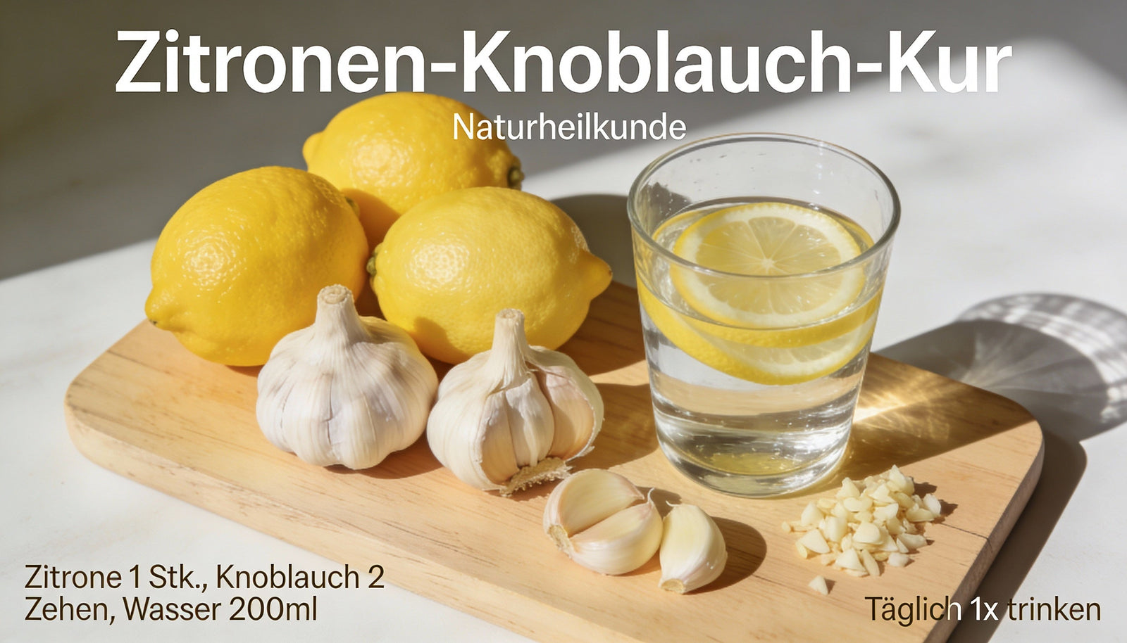Zitronen‑Knoblauch‑Kur