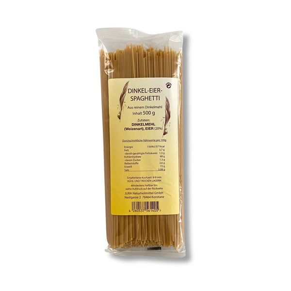 Dinkeleierspaghetti
