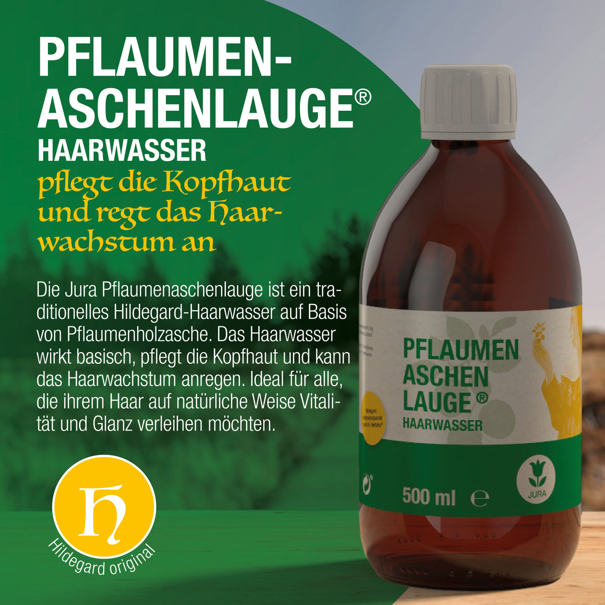 Pflaumenaschenlauge