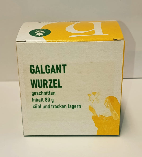 Galgantwurzel, geschnitten